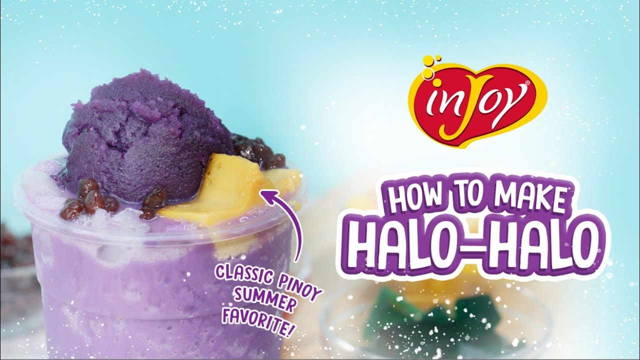 How to make Halo Halo Using Ube Milkshake Classic Pinoy Summer