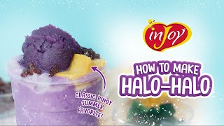 How to make Halo Halo Using Ube Milkshake | Classic Pinoy Summer Favorite How to make Halo Halo Using Ube Milkshake | Classic Pinoy Summer Favorite