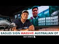 Just in eagles sign another huge australian offensive tackle  eagles news on laekin vakalahi