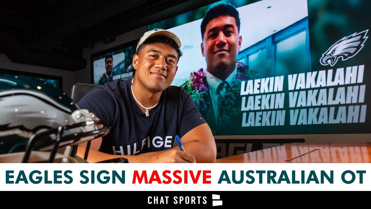 🚨JUST IN: Eagles Sign Another HUGE Australian Offensive Tackle | Eagles News On Laekin Vakalahi