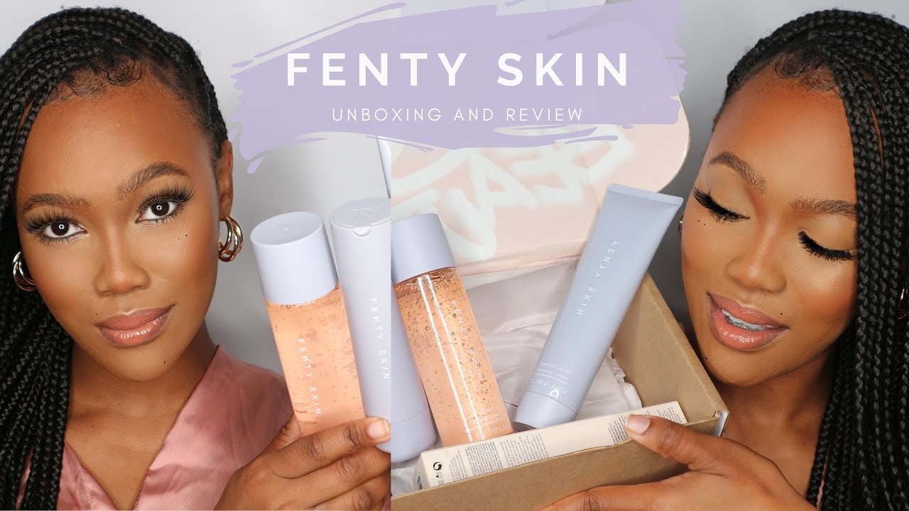 FENTY SKIN UNBOXING AND REVIEW South African YouTuber YouTube
