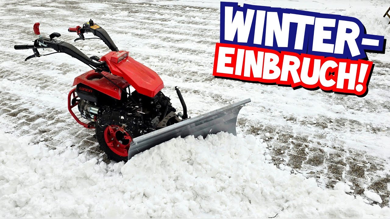 SCHNEE SCHIEBEN mit dem EINACHSER | Das Erste Mal..! | Ford Ranger ABS | Jansen MGT 600 | Mr. Moto