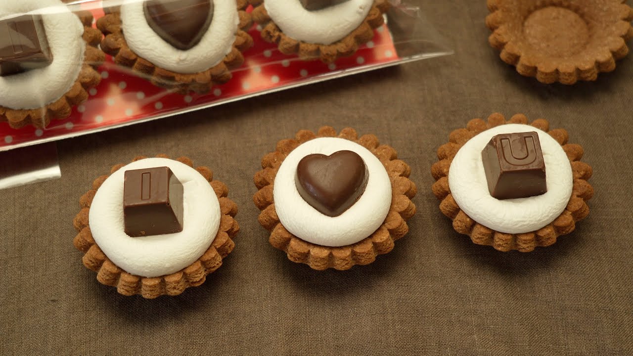 Tiny S'mores Tart アルファベットチョコレートミニタルト