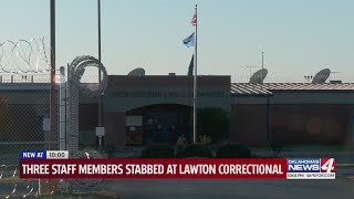 Three staff members stabbed at Lawton Correctional