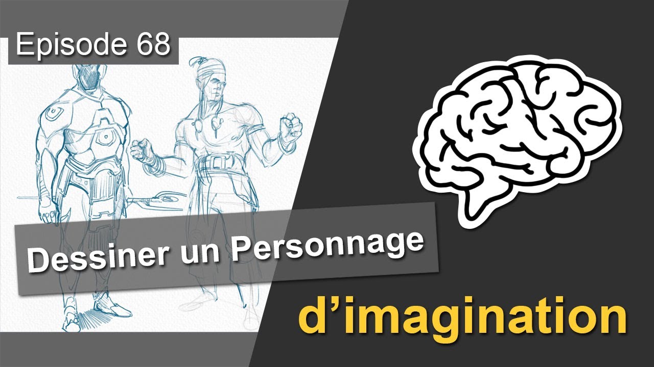 Comment dessiner un personnage [ D'IMAGINATION ] - YouTube