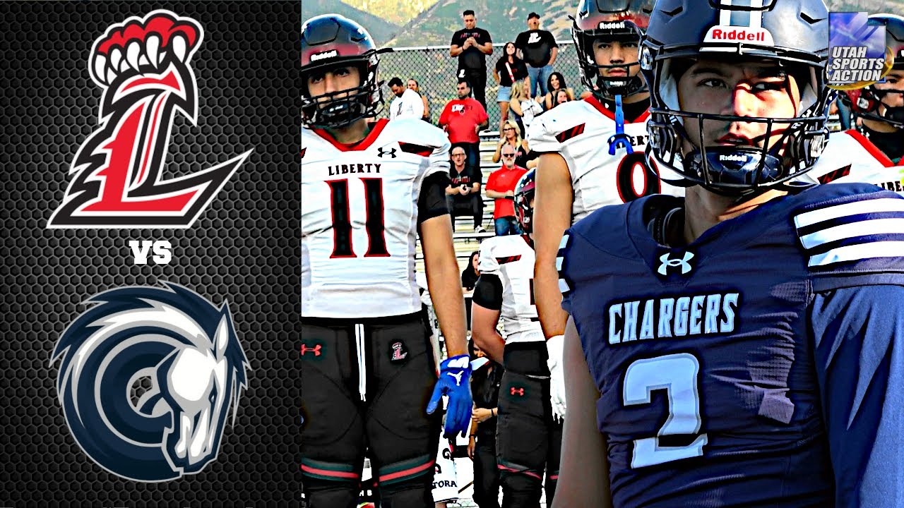 Utah High School Football:  Liberty Lions 🦁🔴⚫ vs Corner Canyon Chargers 🔵⚪🐴 Highlights 2025