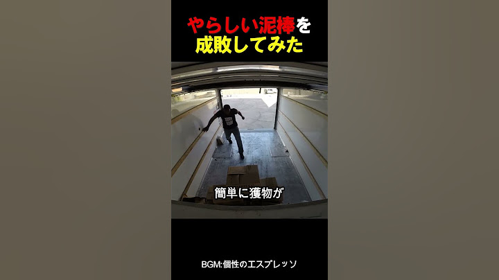 やらしい泥棒を成敗してみた