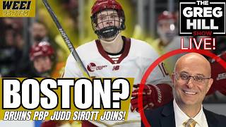 How Quickly Could We See James Hagens in Boston? Bruins PBP Judd Sirott Joins! ||The Greg Hill Show