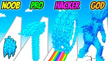 NOOB vs PRO vs HACKER vs GOD in Choice Runner