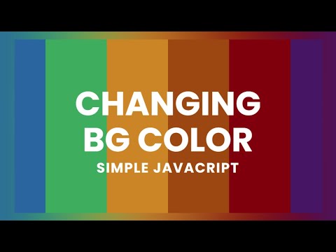 Background Color Change | HTML, CSS And JS