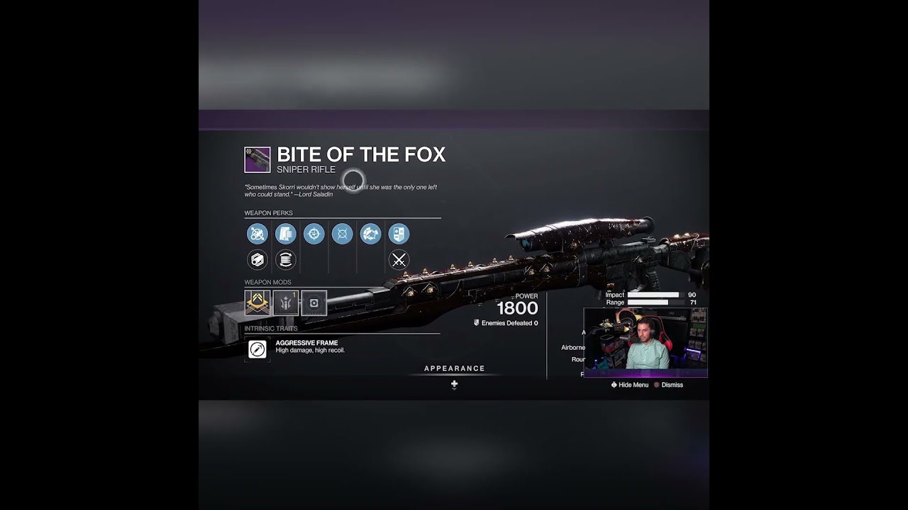 DO THIS NOW! Free God Roll Bite Of The Fox Sniper Rifle at the Tower | Destiny 2 Iron banner