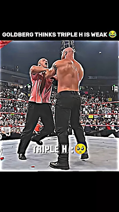 Goldberg mess with Triple h and Evolution 👿| Wait for end