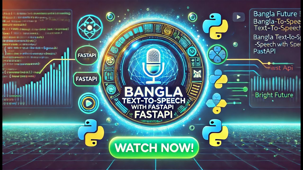 🔊 "FastAPI + gTTS: Convert Text to Bangla Speech (Full Guide)" - YouTube