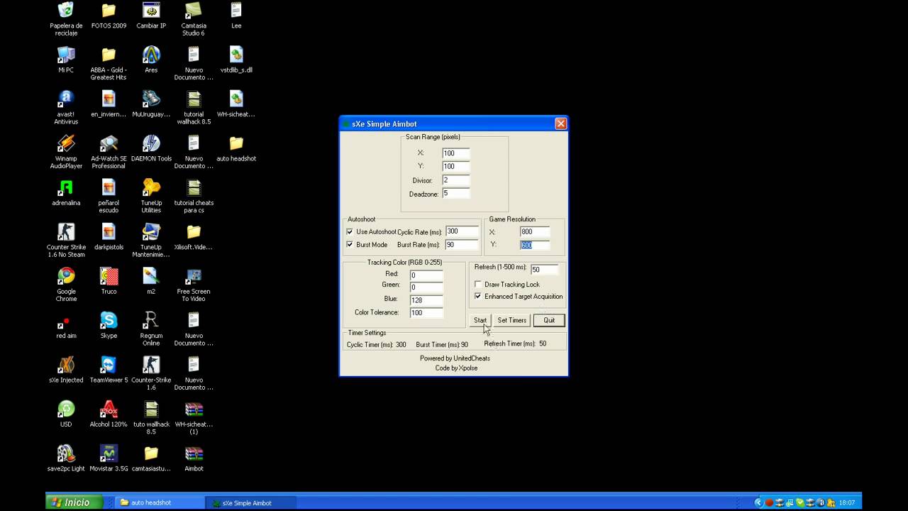 Todos los cheats para cs 1 6 sxe 8 5 tutorial youtube