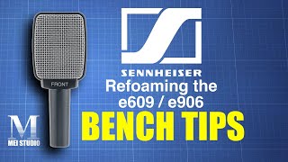 Bench Tips: Refoaming Sennheiser e609 and e906