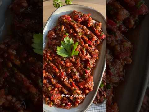 معروفترین مزه ترکی به همین آسونی درست میشه آشپزی مزه ترکیه ازمیر