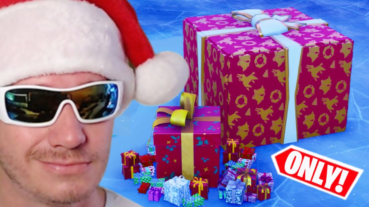 The HOLIDAY PRESENT Challenge In FORTNITE WINTERFEST