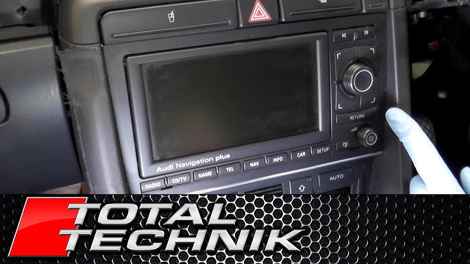 AUDI A3 8P - How To Remove OEM Factory Sat Nav Head Unit Radio Stereo  Removal 