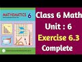 Class 6 Math Unit 6 Exercise 6.3 Complete | Class 6 Chapter 6 Exercise 6.3 | Algebraic Expression