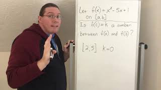 Intermediate Value Theorem - Part A - Mr. Ryan