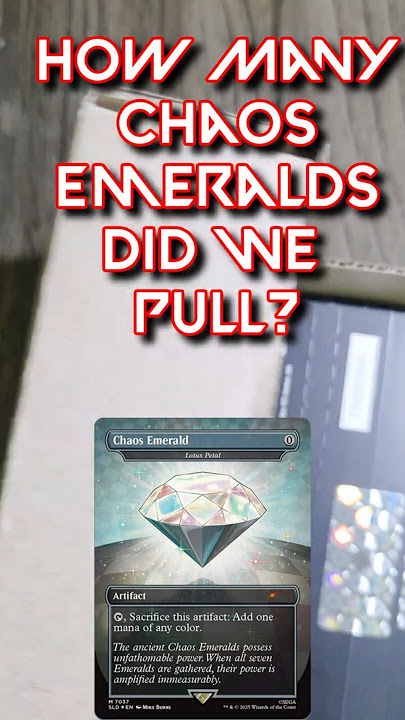 Download lagu Sonic The Hedgehog Secret Lair Opening for Chaos Emeralds #mtg #sonicthehedgehog #commander #edh