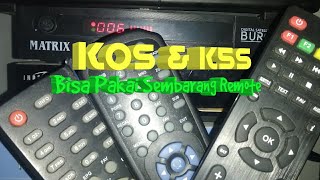 CARA PAIRING REMOTE LAIN KE RECEIVER K0S DAN K5S ( Smart RCU )