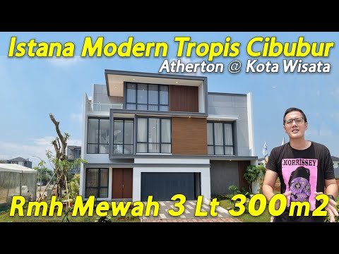 Rumah 3 Lantai Minimalis Modern Cluster Atherton Kota Wisata Cibubur