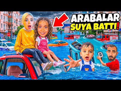 OUR TINY CAR SANK IN THE WATER!!! POYRAZ AND ELIF ARE STRANDED!!!
