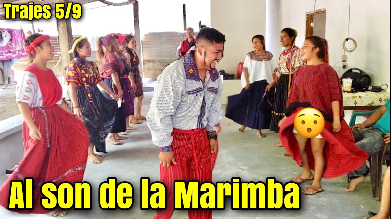 Bailando Marimba Al Son del Rey Quiché Baile 100 Chapin YouTube
