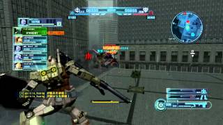 機動戦士ガンダム バトルオペレーション ガンダムLV6 20141029 無人都市雨天 晚間團2