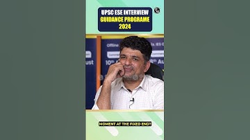 UPSC ESE 2024 Mock Interview Question #PW #ESEInterviewGuidance