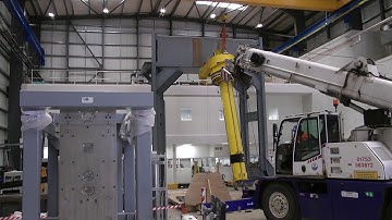 Installing the TARM remote handling rig at RACE