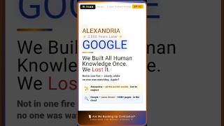 Google Vs Library of Alexandria - The Knowledge We Almost Lost