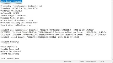eNFIRS: Reading NFIRS incident log files