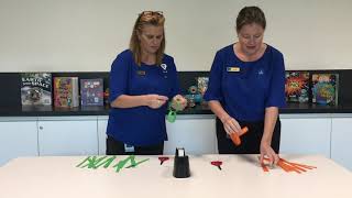 STEM: Paper chains with Sonya and Emily at Chermside Library