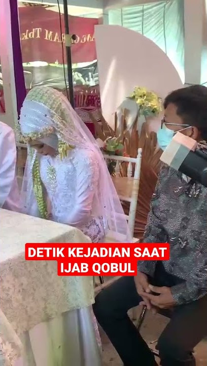 detik detik kejadian saat ijab qobul