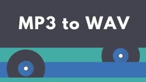 How to convert mp3 to wav sound file by VLC media....