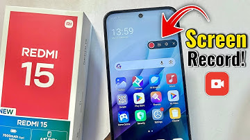 Redmi 15: How to Screen Record! 