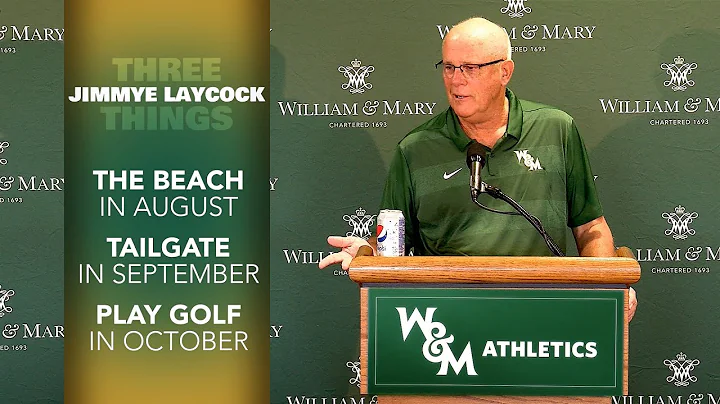 W&M Football Head Coach Jimmye Laycock - Retiremen...