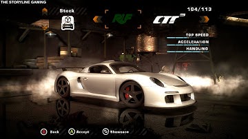 Need For Speed : Most Wanted Remastered - RUF CTR3 - Gameplay PC