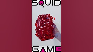 Guess The Final Color🎨（ Squid Game Guard ）｜MIxing Color｜Satisfying ｜Relaxing| Paint| ASMR Art