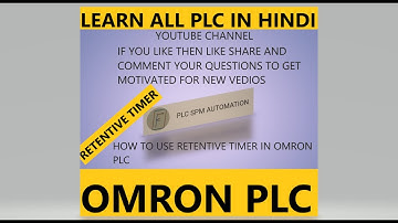 RETENTIVE TIMER IN OMRON PLC