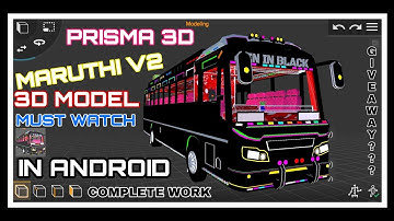 Prisma 3d maruthi v2 3d model by a1 andro gaming..