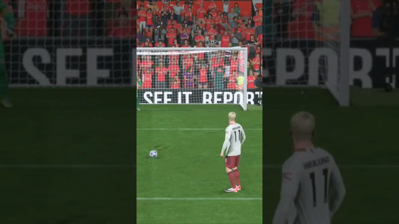 Hojlund penalty miss EAFC24 