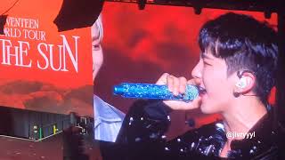 [SEVENTEEN BE THE SUN in MANILA DAY2] HOSHI SINGING GD's HEARTBREAKER IN AUTOTUNE