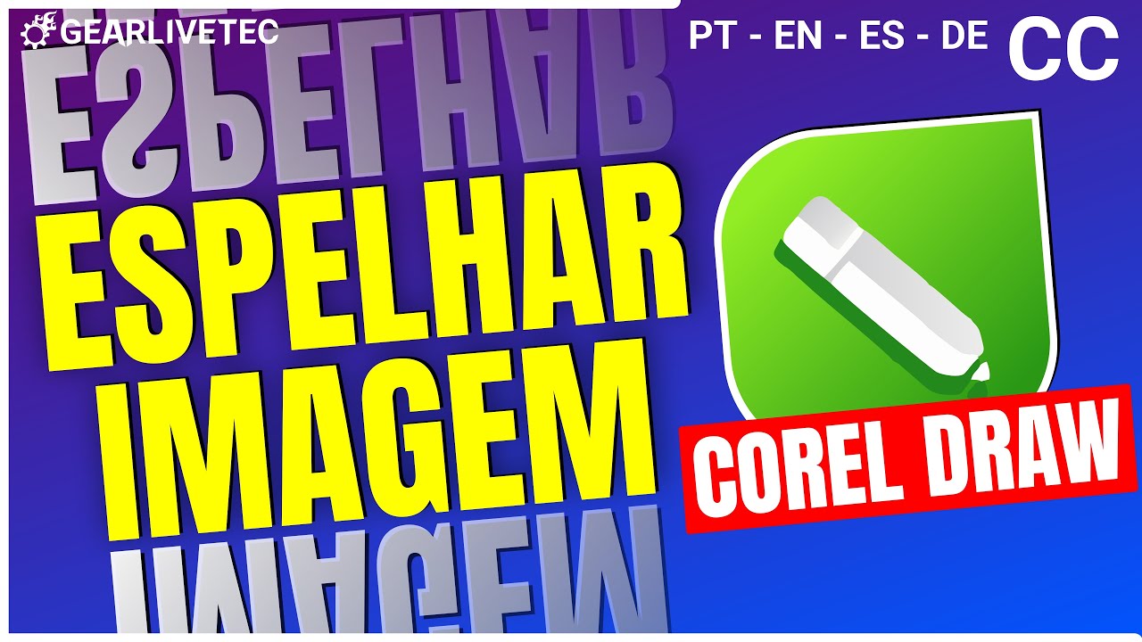 Como espelhar ou inverter uma imagem outexto no corel draw youtube