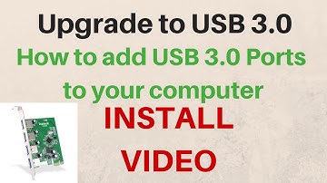 How to add USB 3.0 Ports to your computer! - Review - 4 Port PCI-Express USB 3.0 Card