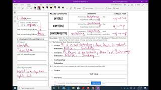 Geometry Homework: Conditional Statements