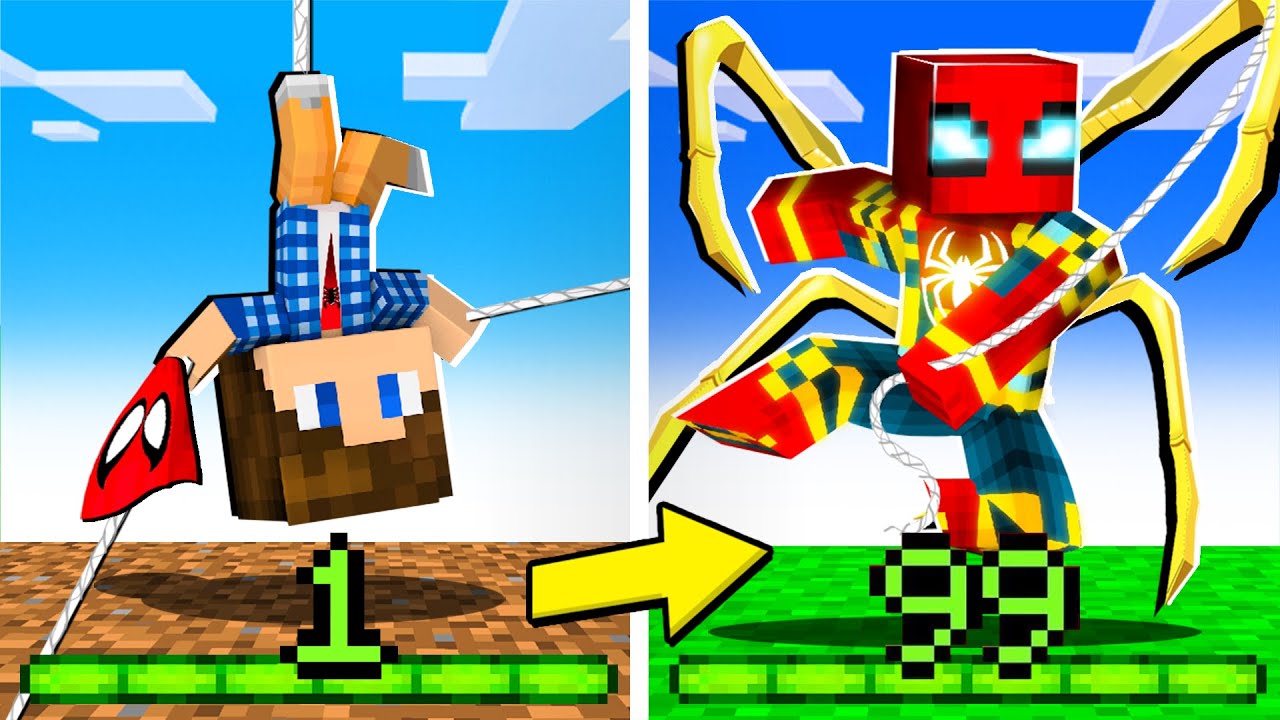 MINECRAFT, ale EXP to SPIDERMAN! 🕷️🕸️