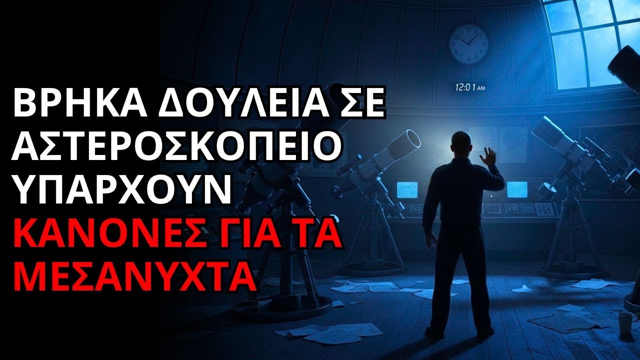 Είμαι Νυχτοφύλακας σε ένα Εγκαταλελειμμένο Αστεροσκοπείο. Ποτέ Μην Κοιτάτε Μέσα Από Τα Τηλεσκόπια Με